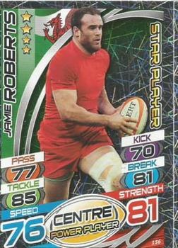 2015 Topps Rugby Attax #156 Jamie Roberts Front